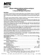 NTE2012 datasheet pdf NTE Electronics