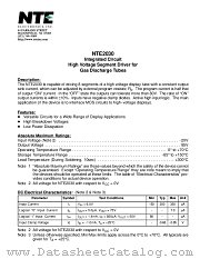 NTE2030 datasheet pdf NTE Electronics
