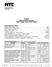 NTE227 datasheet pdf NTE Electronics