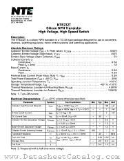 NTE2327 datasheet pdf NTE Electronics