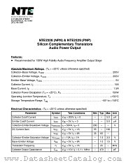 NTE2328 datasheet pdf NTE Electronics