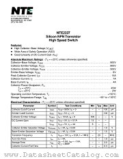 NTE2337 datasheet pdf NTE Electronics