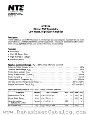 NTE234 datasheet pdf NTE Electronics