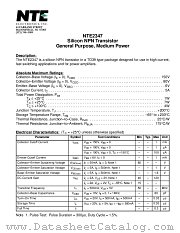 NTE2347 datasheet pdf NTE Electronics