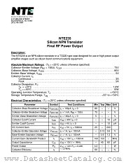 NTE235 datasheet pdf NTE Electronics