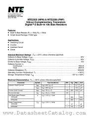 NTE2355 datasheet pdf NTE Electronics