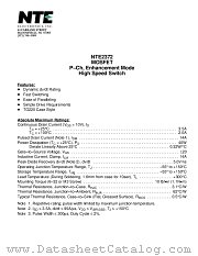 NTE2372 datasheet pdf NTE Electronics