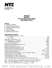 NTE2375 datasheet pdf NTE Electronics