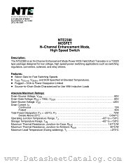 NTE2390 datasheet pdf NTE Electronics