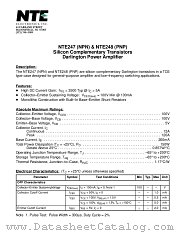 NTE247 datasheet pdf NTE Electronics