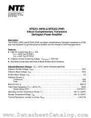 NTE251 datasheet pdf NTE Electronics