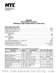 NTE2557 datasheet pdf NTE Electronics