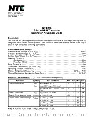 NTE256 datasheet pdf NTE Electronics