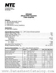 NTE2561 datasheet pdf NTE Electronics