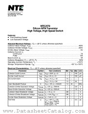 NTE2579 datasheet pdf NTE Electronics
