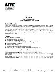 NTE2631 datasheet pdf NTE Electronics