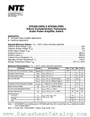 NTE289 datasheet pdf NTE Electronics