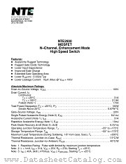 NTE2930 datasheet pdf NTE Electronics