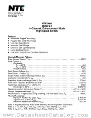 NTE2968 datasheet pdf NTE Electronics