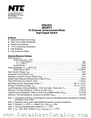 NTE2975 datasheet pdf NTE Electronics
