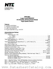 NTE2981 datasheet pdf NTE Electronics