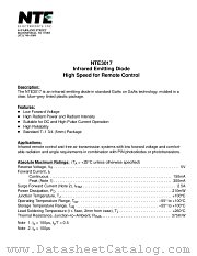 NTE3017 datasheet pdf NTE Electronics