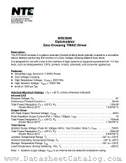NTE3049 datasheet pdf NTE Electronics