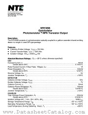 NTE3098 datasheet pdf NTE Electronics