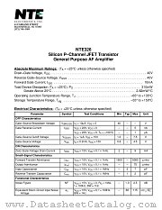 NTE326 datasheet pdf NTE Electronics