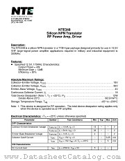 NTE348 datasheet pdf NTE Electronics