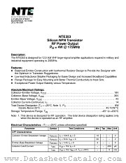 NTE353 datasheet pdf NTE Electronics