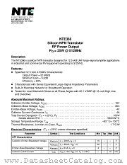 NTE366 datasheet pdf NTE Electronics