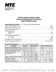 NTE373 datasheet pdf NTE Electronics