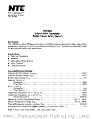 NTE386 datasheet pdf NTE Electronics