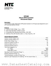 NTE389 datasheet pdf NTE Electronics
