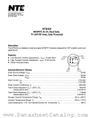 NTE454 datasheet pdf NTE Electronics