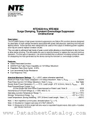 NTE4868 datasheet pdf NTE Electronics