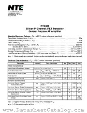 NTE489 datasheet pdf NTE Electronics