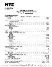 NTE505 datasheet pdf NTE Electronics