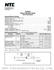 NTE519 datasheet pdf NTE Electronics