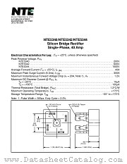 NTE5344 datasheet pdf NTE Electronics
