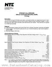 NTE5466 datasheet pdf NTE Electronics