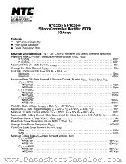 NTE5540 datasheet pdf NTE Electronics