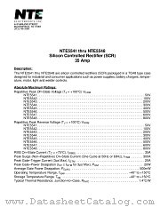 NTE5541 datasheet pdf NTE Electronics