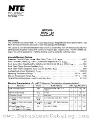 NTE5638 datasheet pdf NTE Electronics