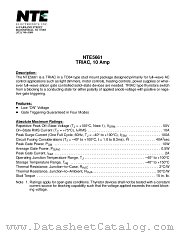 NTE5661 datasheet pdf NTE Electronics