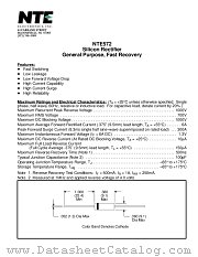 NTE572 datasheet pdf NTE Electronics