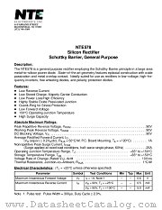 NTE578 datasheet pdf NTE Electronics