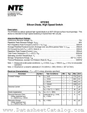 NTE593 datasheet pdf NTE Electronics