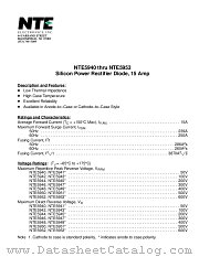 NTE5953 datasheet pdf NTE Electronics